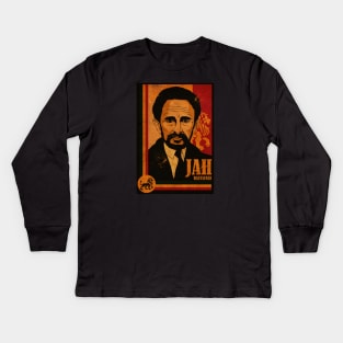 Jah Rastafari Bio Kids Long Sleeve T-Shirt